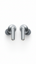 Platinum Silver Wireless Earbuds